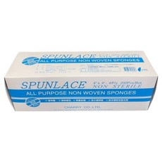 美容紗布 SGS認證 厚款 4吋 x 4吋 x 4PLY, 白色, 1盒