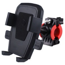 하태스몰 자전거 휴대폰거치대 타입1, 블랙, 1개