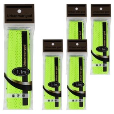 Tahike 網球羽毛球拍握把 吸汗替換膠帶, 螢光色, 5個