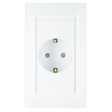 일신전기 블루밍 1구 매입 콘센트, 1개