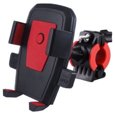 하태스몰 자전거 휴대폰거치대 타입1, 레드, 1개