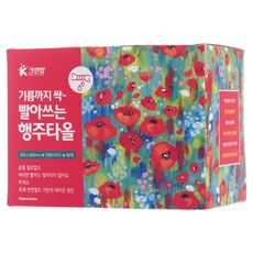 K Cleanup 可水洗抹布巾, 1個, 80張