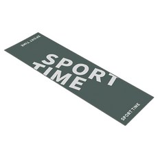 Ttabong Oppa 緊湊吸汗健身多功能運動毛巾 100 x 30 cm, 灰色, 1個