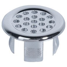 에스에스 세면대 오버플로우 커버 물마개 벌집형 실버, 1개