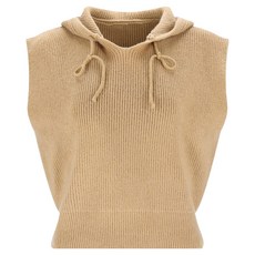 ISABEY 連帽抽繩針織背心 VHVCX2971