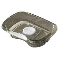 DearMomo 老人 病患 孕婦 洗頭 洗髮盆 透明洗髮器, 1個, 灰色