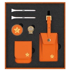 Jipro Smith&Leather 高爾夫球局套裝組合, 1組, 橘色