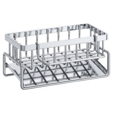 不鏽鋼自動排水菜瓜布瀝水架, 1個, 單一顏色