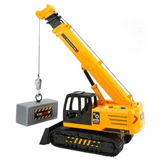 BAOLE STAR TOYS 寶樂星 1 : 18 聲光摩輪吊車起重機 + 吊物 5852, 混合顏色, 1盒