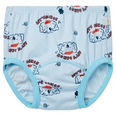 첨이첨이 유아용 IFC 여유 대나무 배변훈련팬티, 02 연블루, 1개