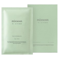mixsoon 綠色積雪草軟膜, 5入, 1個