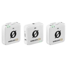 RODE 台灣公司貨 一對二無線麥克風, Wireless Me Dual, 白色