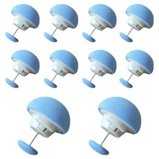 온트리 밀림방지 이불 고정핀, 스카이, 10개