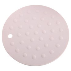 圓形加厚硅膠隔熱墊防燙墊, 1個, 素雅杏