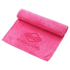 따봉오빠 다용도 러닝 피트니스 휴대용 스포츠 타월 30 x 100 cm JNHA1956, 핑크, 1개