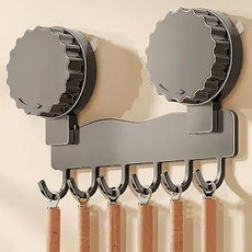 Shopping153 免鑽孔廚房收納掛架 21cm, 1個, 01 黑色