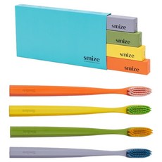 smize 石墨烯刷毛牙刷 3.0 B套組, 4入, 1套