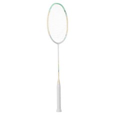 kawasaki 川崎 羽毛球 YUJIAN GALAXY, 1個, 白色(球拍), 白色(拍線)