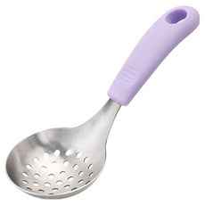 NEWVIA 304不鏽鋼迷你湯勺, 紫色, 1個