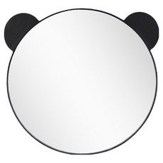 Thumbsmine 小熊汽車座椅後視鏡 17.5 x 17.5 cm, 黑色, 1個