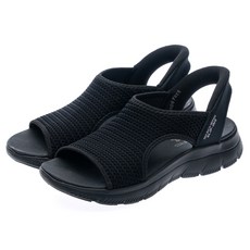 SKECHERS 女款 SUMMITS 涼鞋 119519BBK, 黑色, 240mm
