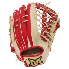 D.David 外野手套 PS OF-X3 右投用, 1個, 駝色 + 紅色