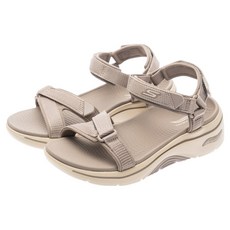 SKECHERS 女款 GO WALK ARCH FIT 2.0 SANDAL 涼鞋 140876TPE, 灰色, 25cm