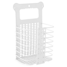 小麥購物 L1011 多功能可收放居家收納籃, 1個, 白色