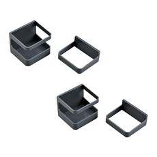 小麥購物 L1043 多功能壁掛式雨傘架, 2組, 灰黑色