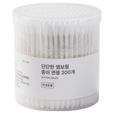 JAJU 硬實壓花紙質棉花棒, 1個