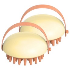 스카위즈 다기능 샤워 브러시, 옐로우, 2개, 1개입