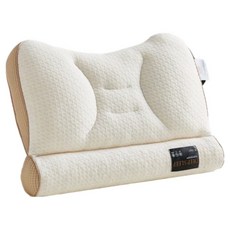 Mass 生活好物 助眠護頸椎枕頭 黑科技牽引枕, 亞麻色