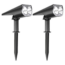 小麥購物 花園草坪免耗電太陽能打光園藝燈 2燈 L994 暖光, 2個