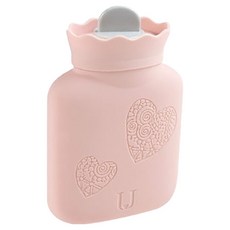 小麥購物 暖手熱水袋 標準款 L765 杏桃粉, 1個