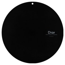 디아르 오리지널 초내열 실리콘 인덕션 보호 매트 M, 블랙, 1개
