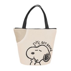 PEANUTS 史努比 日安手提保溫袋, 燕麥色