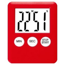 Titan 磁吸式現代烹飪計時器, 1個, 紅色