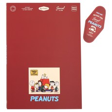 피너츠 75주년 데일리노트, 버건디, 1개