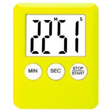 Titan 磁吸式現代烹飪計時器, 1個, 黃色