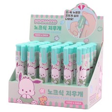 산리오 노크식 지우개, 24개, 포차코