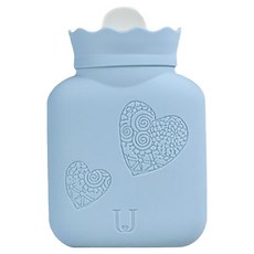 小麥購物 暖手熱水袋 標準款 L765 天空藍, 1個