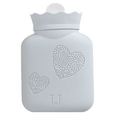 小麥購物 暖手熱水袋 標準款 L765 沉穩灰, 1個