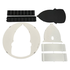 K-BOUND 人道大量捕捉捕鼠器 白色 分離式 OPP包裝, 1個, 1入