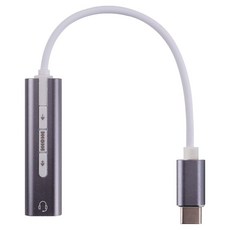 Coms USB 3.1 Type C 音源轉換器 Type-C轉3.5mm 7.1CH 深銀色, 1個, BT319, 銀色BT320