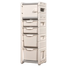 lilikoko 哩哩摳摳 1號收納架, 5層, 組合2 暮雲灰