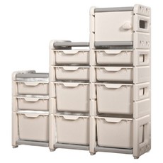 lilikoko 哩哩摳摳 1號收納架, 5層, 組合5 暮雲灰