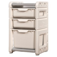 lilikoko 哩哩摳摳 1號收納架, 3層, 組合1 暮雲灰