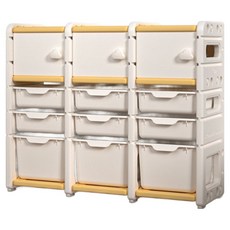 lilikoko 哩哩摳摳 1號收納架, 4層, 組合6 琥珀黃
