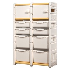 lilikoko 哩哩摳摳 1號收納架, 5層, 組合4 琥珀黃