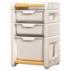 lilikoko 哩哩摳摳 1號收納架, 3層, 琥珀黃